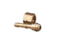 Slangespids, mellem- og højtryk, Rp 3/8 LH, Euro, konisk tilslutning