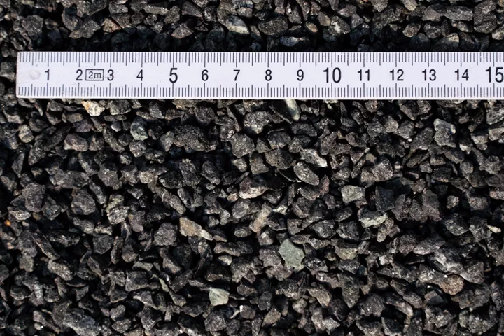 Sorte granitskærver 2/5 mm Big Bag
