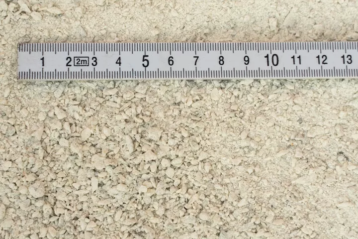 Hvide granitskærver 0/4 mm Big Bag