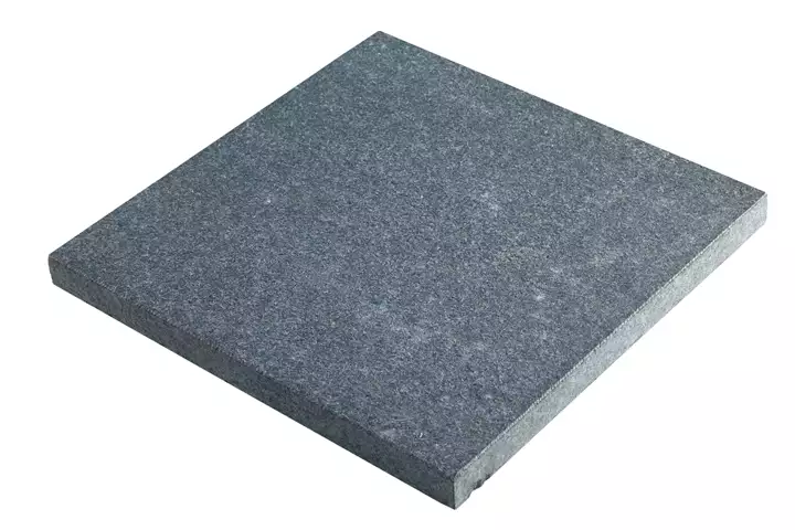 Flise jetbrændt granit, sort antracit, 40*40*3 cm