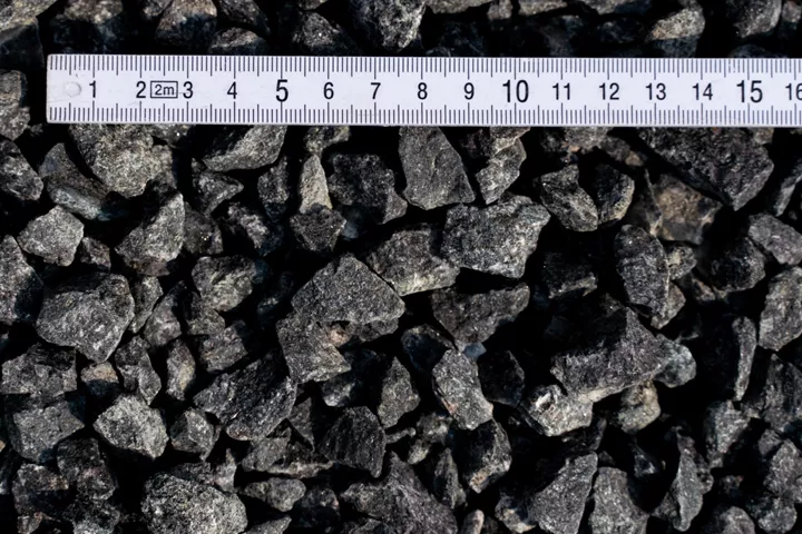 Sorte granitskærver 11/16 mm Big bag