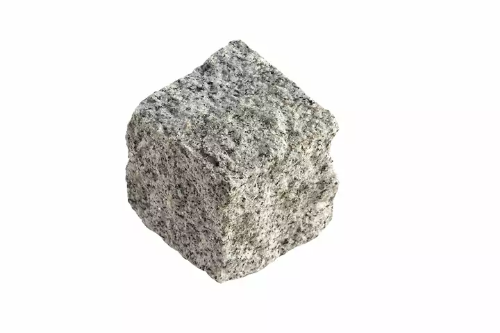Chaussesten kløvet granit, lys grå, 9*9*8/10 cm
