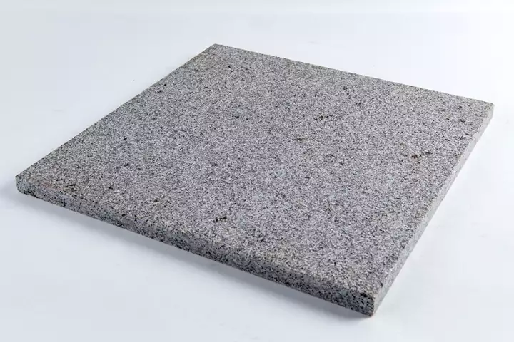 Flise jetbrændt granit, rød grå, 40*40*5 cm