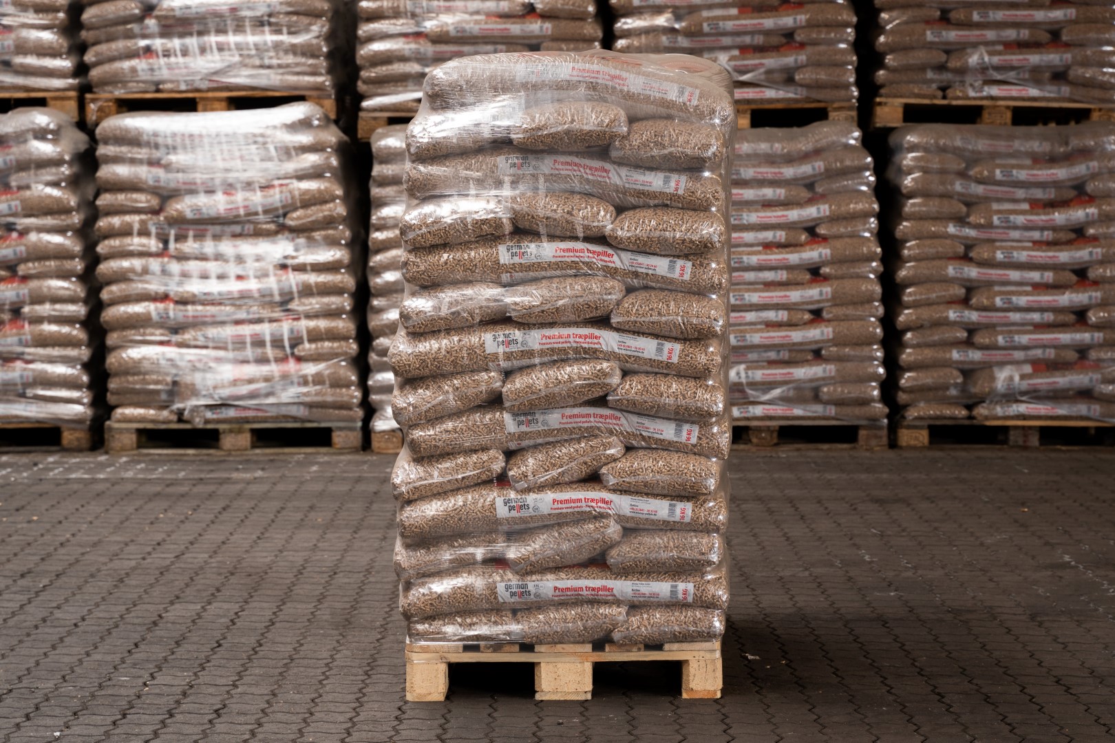 German Pellets 6 mm Træpiller 896kg Danmarks Billigste LHM