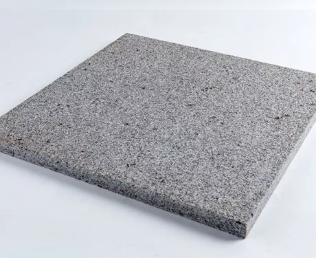 Flise jetbrændt granit rød grå, 60*60*3 cm