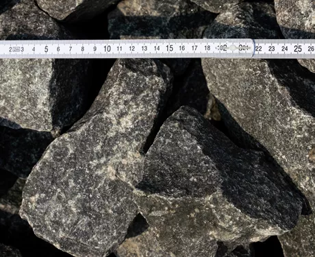 Gabionssten Sort Hyperit