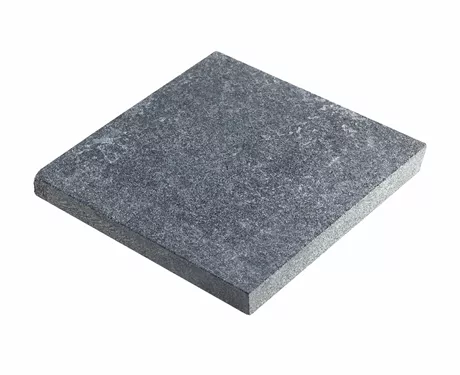 Flise jetbrændt granit, mørk grå, 40*40*3 cm